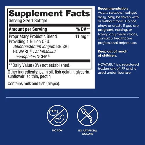 Vista 5 de Enzymatic Therapy Perlas de acidophilus , 04293, paquete de de 1, Blanco, 1, 1