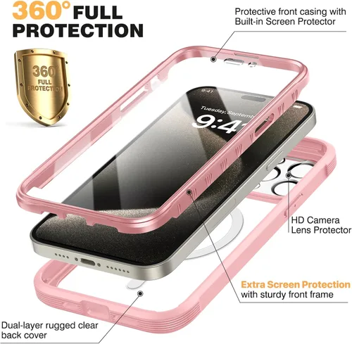 Vista 77 de DIACLARA - Funda transparente compatible con iPhone XR 6.1 pulgadas 2018