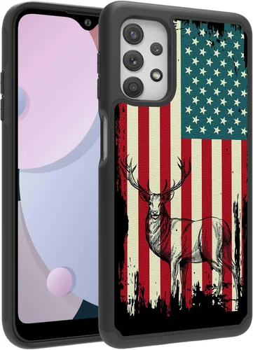 Vista 9 de Funda diseñada para Samsung Galaxy A32 (6.5 pulgadas), funda duradera para teléfono para niña bebé, negra, firmada para Galaxy A32 5G, funda Bebé