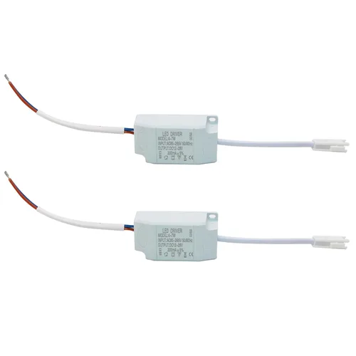 Vista 33 de Controlador LED de 1-3W, corriente constante 300mA CA 85-265V Salida 6-12V SM conector macho fuente de alimentación externa transformador