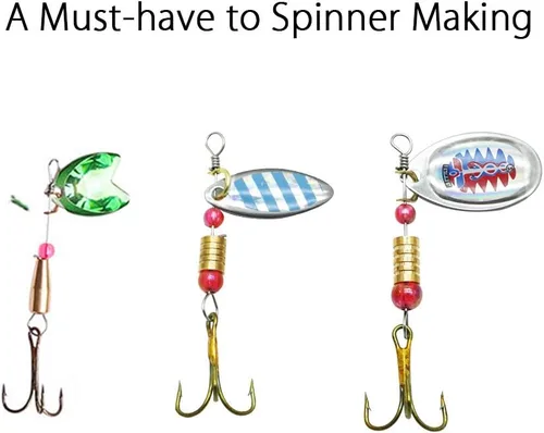 Vista 5 de Dr.Fish Latón Pesca Spinner Señuelo Cuerpos Pesas Sinker Pesas Spinnerbait Fabricación Materiales Slip Sinker Bullet Sinkers Inline Spinners