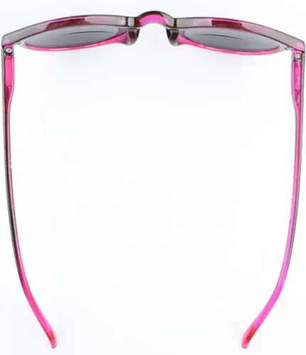 Vista 5 de Eyekepper Gafas de sol bifocales redondas con bisagras de resorte, color negro y rojo +3.0