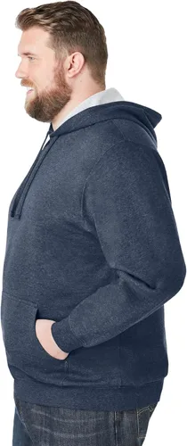 Vista 4 de KingSize - Sudadera con capucha, sin botones, para hombre