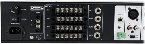 Vista 4 de Rockville Amplificador de 4 zonas de matriz de múltiples fuentes + (20) altavoces de techo negros de 5.25 pulgadas