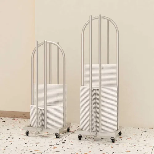 Vista 7 de 2 in 1 Space Saving Storage Rack for Laundry Room and Bedroom Storage Solution for Clothes On Both Sides