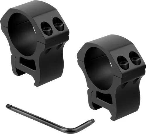 Vista 10 de 25.4/30/34mm Scope Rings, Medium/High Profile Scope Mounting Ring for 11/21mm Rail with Picatinny Top Rail Cover Heavy-Duty Screws, 2 Pack