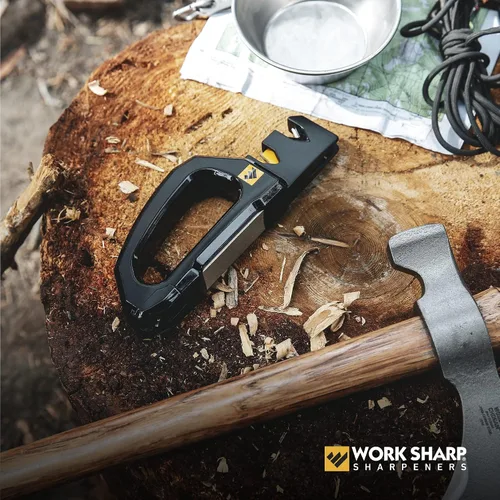 Vista 2 de Work Sharp Afilador de cuchillos y herramientas de pivote manual Pro, WSHHDPVT, Negro