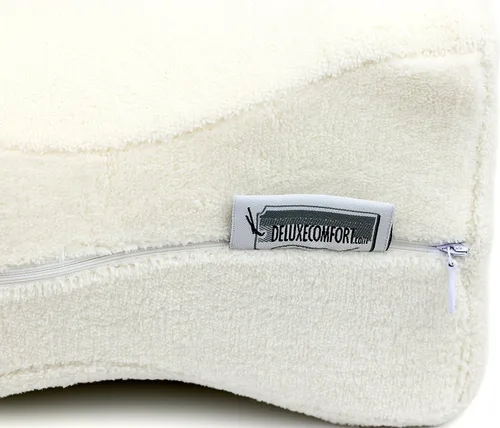 Vista 8 de Deluxe Comfort KNP-1 Sleeping - Almohadas de espuma viscoelástica para dormir, ayuda con espalda, piernas, cadera, articulaciones, embarazo, alivio