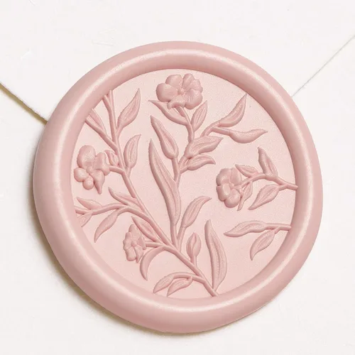 Vista 29 de UNIQOOO Adhesivos de Sello de Cera - (3 Diseños en 1 Paquete) Adhesivos de Sello para Sobre de Invitación de Boda, 60 Piezas Adhesivos