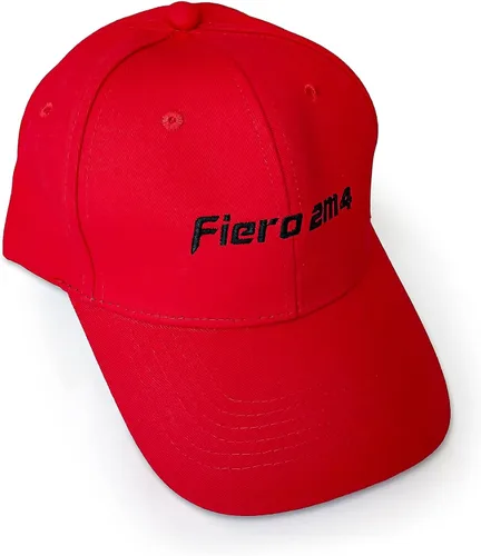 Vista 3 de Pontiac Fiero 2M4 Gorra de béisbol roja, Rojo