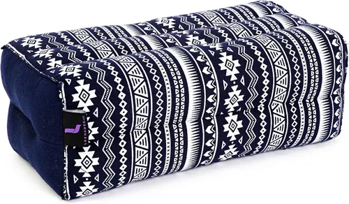 Vista 15 de Leewadee Bloque de yoga - Cojín de suelo para práctica de yoga, cojín de asiento de meditación para entrenamientos llenos de kapok CBT1 - Azul