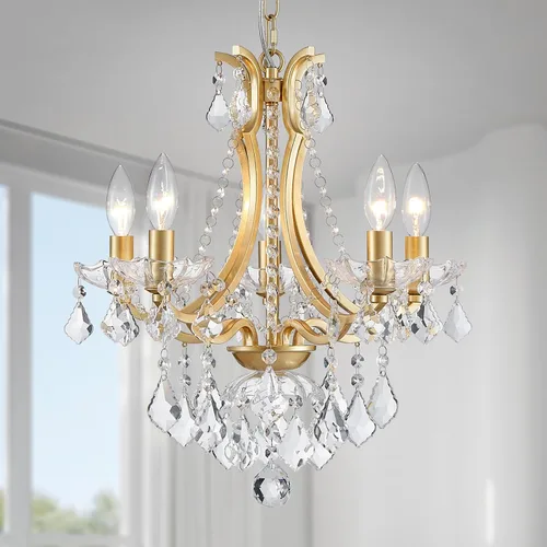 Vista 25 de WUZUPS Apliques de pared de 3 luces para dormitorio, sala de estar, baño, base E12, dorado