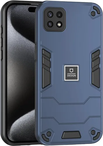 Vista 107 de Funda compatible con Redmi A1, compatible con Redmi A2 2 en 1 [PC dura + TPU], funda de teléfono negra