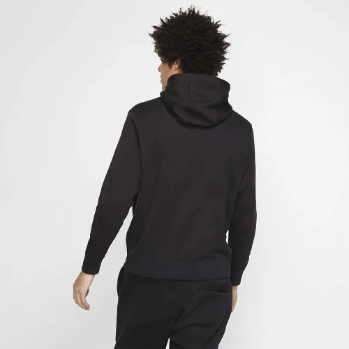 Vista 4 de Nike - Sudadera estampada de la colección Nike Sportswear Club con capucha, sin cierre ni botones