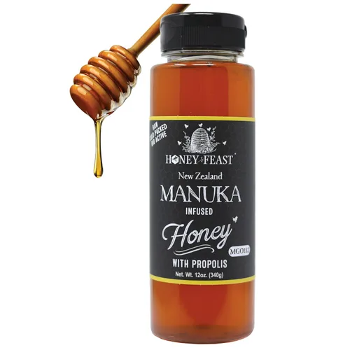 Vista 29 de Honey Feast Flower Powered Allergy Blend 10 veces miel, 12 onzas