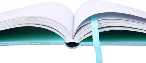 Vista 5 de WORLD TRAVELER Cuaderno de Diario Grande Rayado - Cuaderno de Tapa Dura que se Abre Plano con 2 Marcapáginas de Cinta, Diario de Escritura de Tapa