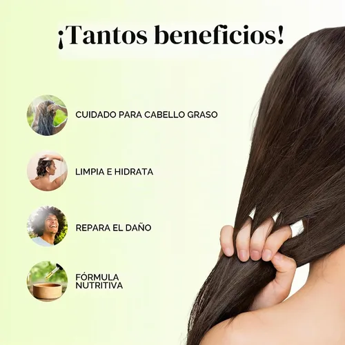 Vista 3 de Acondicionador Maple Holistics de aceite de árbol de té, para el cuidado del color, la resequedad y la caspa, y un tratamiento para el cabello