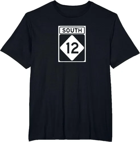 Vista 71 de Highway 12 South NC Outer Banks North Carolina Hwy - Camiseta, Negro, S