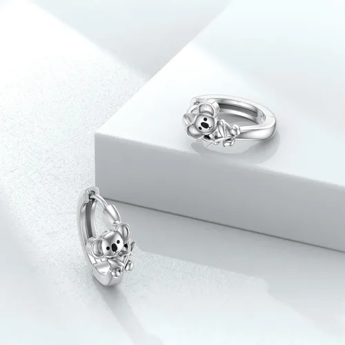 Vista 4 de Vadmans Koala Earrings Sterling Silver Koala Jewelry Gift for Women Girls