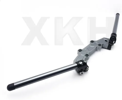 Vista 2 de XKH - Juego de manillares de placa adaptadora con clip compatible con MT-09 FZ-09 2013-2016 negro [B07DVTY9CP]