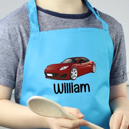 Vista 9 de Delantal personalizado para niños, delantal de cocina personalizado para niños, juego de niños, delantal de pintura, delantal de cocina para niños