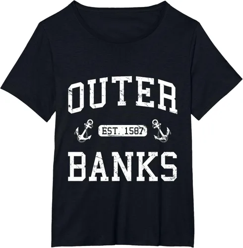 Vista 9 de Out-Banks NC North Carolina - Camiseta