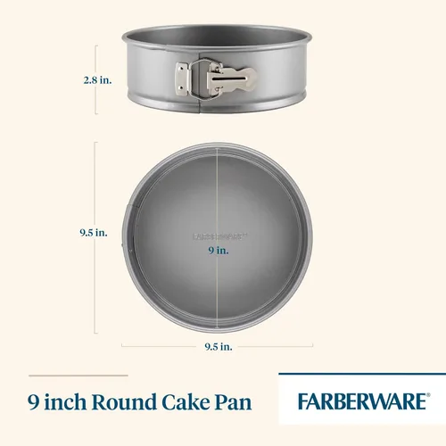 Vista 12 de Farberware - Charola de horno de 9 por 13 pulgadas, antiadherente, Cuadrado, 9, Plateado