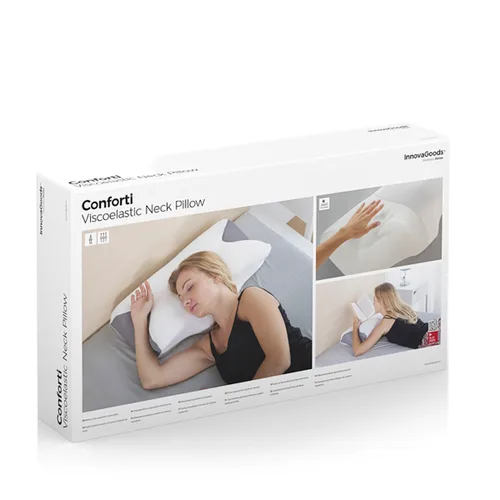 Vista 10 de Almohada Viscoelástica Cervical con Contorno Ergonómico Conforti InnovaGoods