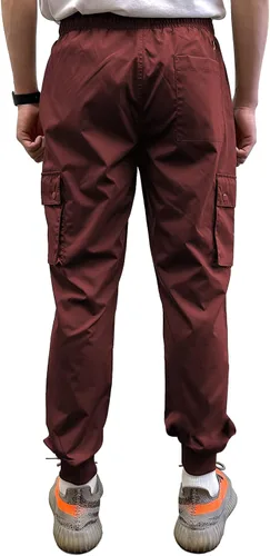 Vista 3 de Southpole Men's Basic Active Cargo Jogger Pants, Fleece & Tech Woven Nylon