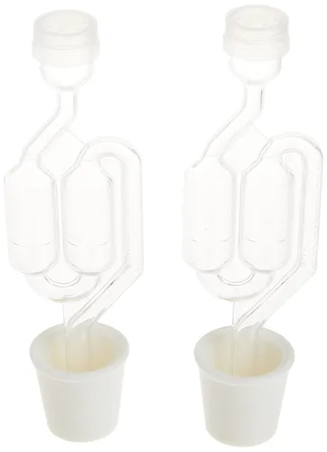 Vista 5 de Hidrómetro - Alcohol, prueba 0-200 y Tralle & Twin Bubble Airlock y Carboy Bung (paquete de 2)
