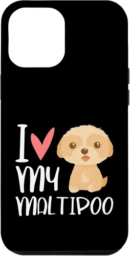 Vista 25 de iPhone 16 Maltipoo Dog Lover Hybrid Multipoo Breeder Heart Fur Parent Case