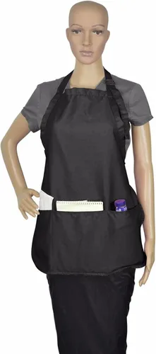 Vista 7 de Impecgear Cafe Restuarant Delantales Babero, Blanco