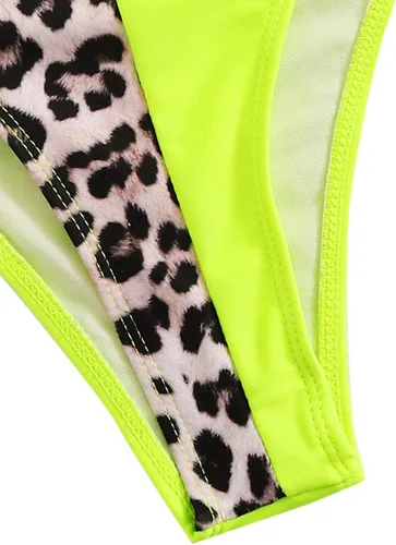 Vista 6 de SweatyRocks - Traje de baño entero, traje de baño sexy para mujer, con tirantes cruzados, nudo frontal y escote profundo en V, traje de baño de 1