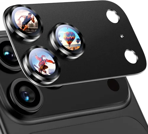 Vista 18 de Uyiton para iPhone 13 Pro/iPhone 13 Pro Max Protector de Lente de Cámara, [Fuerte Adhesión] [Protección contra Caídas] Cubierta de Cámara Posterior