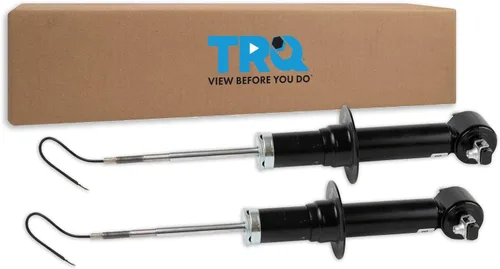 Vista 10 de TRQ Juego de amortiguadores traseros compatible con Chevrolet Express 1500 2003-2014, Express 3500 2006-2022, GMC Savana 1500, Savana 3500