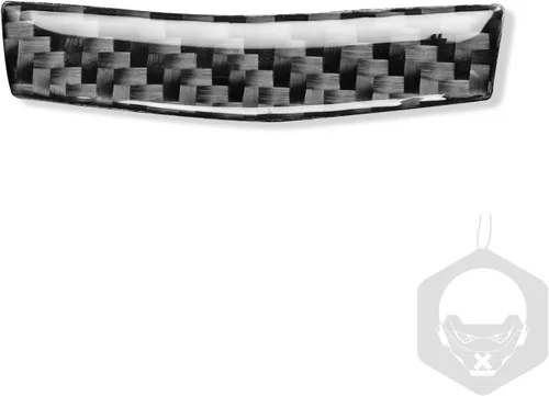 Vista 2 de NVCNX Fibra de Carbono Premium Real para Automóvil, Caja de Almacenamiento del Reposabrazos de la Consola Central, Tira Pegatina Calcomanía