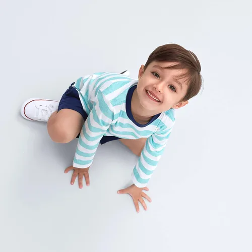 Vista 6 de Gerber Baby Boys' Toddler 3-Pack Long Sleeve Pocket Tees