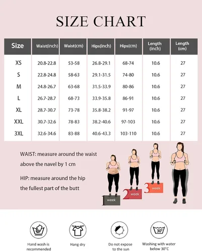 Vista 6 de SHAPSHE Entrenador de cintura para mujer, faja deportiva de entrenamiento con cremallera, moldeador de cuerpo para control de abdomen