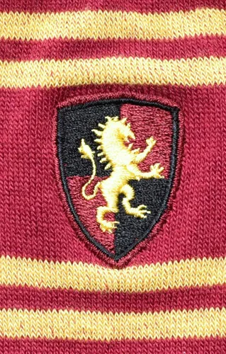 Vista 3 de Harry Potter Calcetines altos a la rodilla para jóvenes y mujeres con escudo bordado