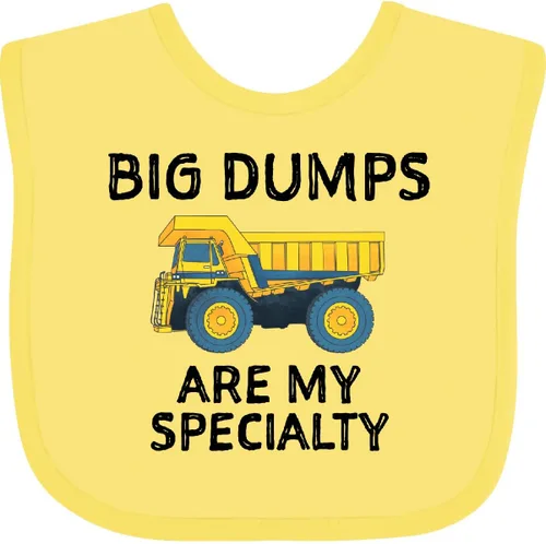 Vista 14 de inktastic Big Dumps Are My Specialty - Divertido y lindo babero para bebé