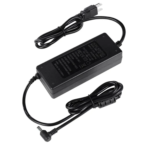 Vista 2 de Adaptador de fuente de alimentación de 24V 6A, adaptador de corriente de 100-240V CA a CC 24V 6A con conector de salida DC de 5.5mm x 2.5mm