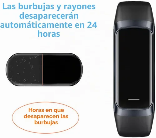 Vista 4 de Protector de pantalla compatible con TROTY C60 Fitness Tracker de 1.1 pulgadas (paquete de 6) película suave de TPU transparente compatible