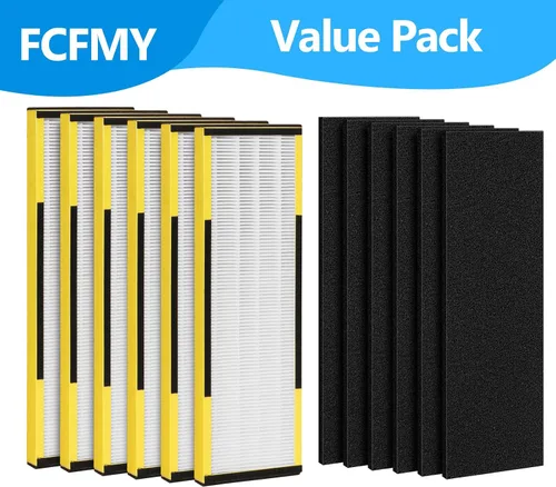 Vista 4 de 6 paquetes FLT4825 H13 True HEPA filtro de repuesto B compatible con AC4300BPTCA, CDAP4500BCA, AC4825, AC4850PT, AC4820, AP2200CA purificador