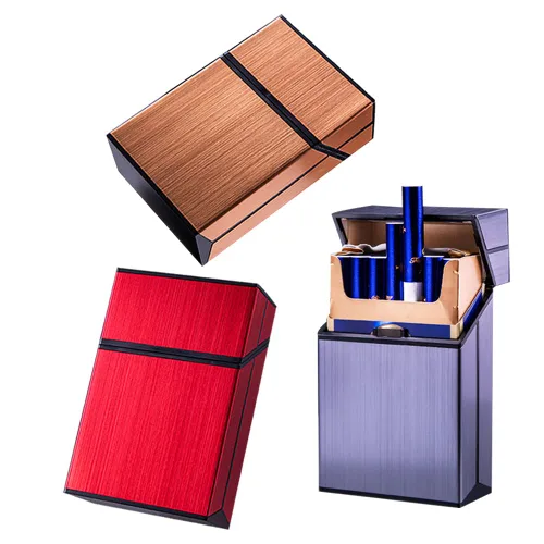 Vista 9 de Paquete de 4 cajas de cigarrillos de aluminio de 3.346 in de metal duro