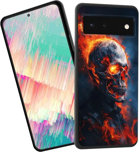 Vista 37 de Funda delgada para Google Pixel 4 XL, funda delgada de silicona de TPU suave a prueba de golpes para Google Pixel 4 XL, cruz negra