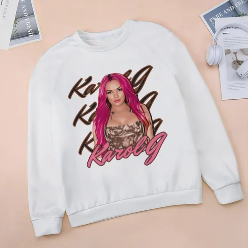 Vista 3 de PAPERBAGS Sudadera para mujer, cuello redondo, manga larga, informal, sin botones