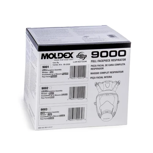 Vista 3 de Moldex 9003 Respirador reutilizable de cara completa, tamaño grande