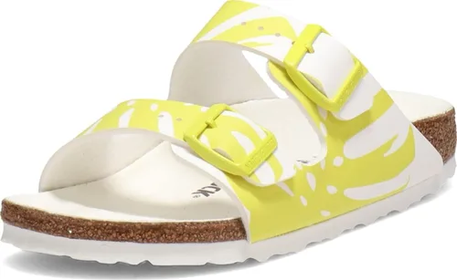 Vista 23 de Birkenstock Sandalias unisex Arizona con plantilla suave para adultos Lima activa