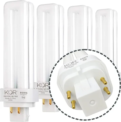 Vista 8 de (4 unidades) tubo doble de 13 Watts - G24Q-1 (4 pines) Base, 13.0watts