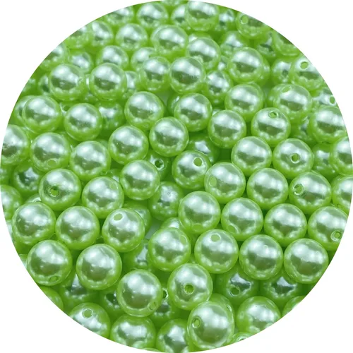 Vista 49 de 4000 piezas Cuentas de perlas para manualidades 3mm Perla de resina para hacer joyas Cuentas de perlas redondas a granel con agujero para collares